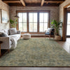 Piper Looms Mayfield Damask AMF1105 Beige Machine Washable Area Rug Lifestyle Image Feature