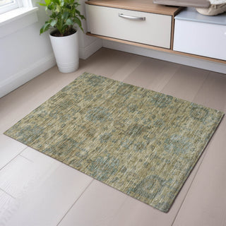 Piper Looms Mayfield Damask AMF1105 Beige Machine Washable Area Rug Scatter Lifestyle Image Feature