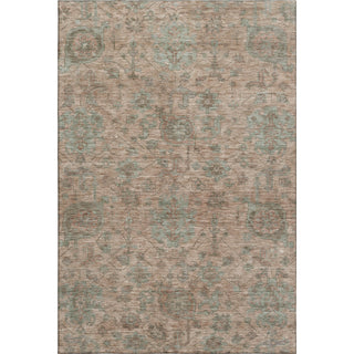 Piper Looms Mayfield Damask AMF1105 Coral Machine Washable Area Rug main image