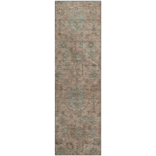 Piper Looms Mayfield Damask AMF1105 Coral Machine Washable Area Rug Runner Main Image