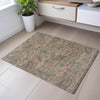 Piper Looms Mayfield Damask AMF1105 Coral Machine Washable Area Rug Scatter Lifestyle Image Feature
