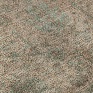 Piper Looms Mayfield Damask AMF1105 Coral Machine Washable Area Rug Swatch Image