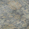 Piper Looms Mayfield Damask AMF1105 Denim Machine Washable Area Rug Swatch Image