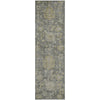 Piper Looms Mayfield Damask AMF1105 Pewter Machine Washable Area Rug Runner Main Image