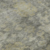Piper Looms Mayfield Damask AMF1105 Pewter Machine Washable Area Rug Swatch Image
