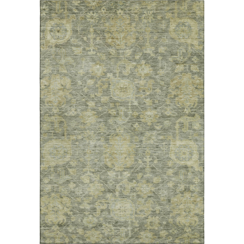 Piper Looms Mayfield Damask AMF1105 Sage Machine Washable Area Rug main image