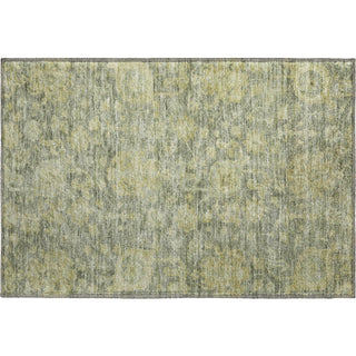 Piper Looms Mayfield Damask AMF1105 Sage Machine Washable Area Rug Scatter Main Image