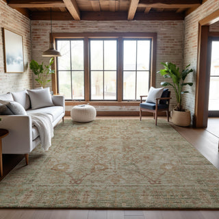 Piper Looms Mayfield Global AMF1106 Beige Machine Washable Area Rug Lifestyle Image Feature