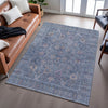 Piper Looms Mayfield Global AMF1106 Blue Machine Washable Area Rug Lifestyle Image Feature