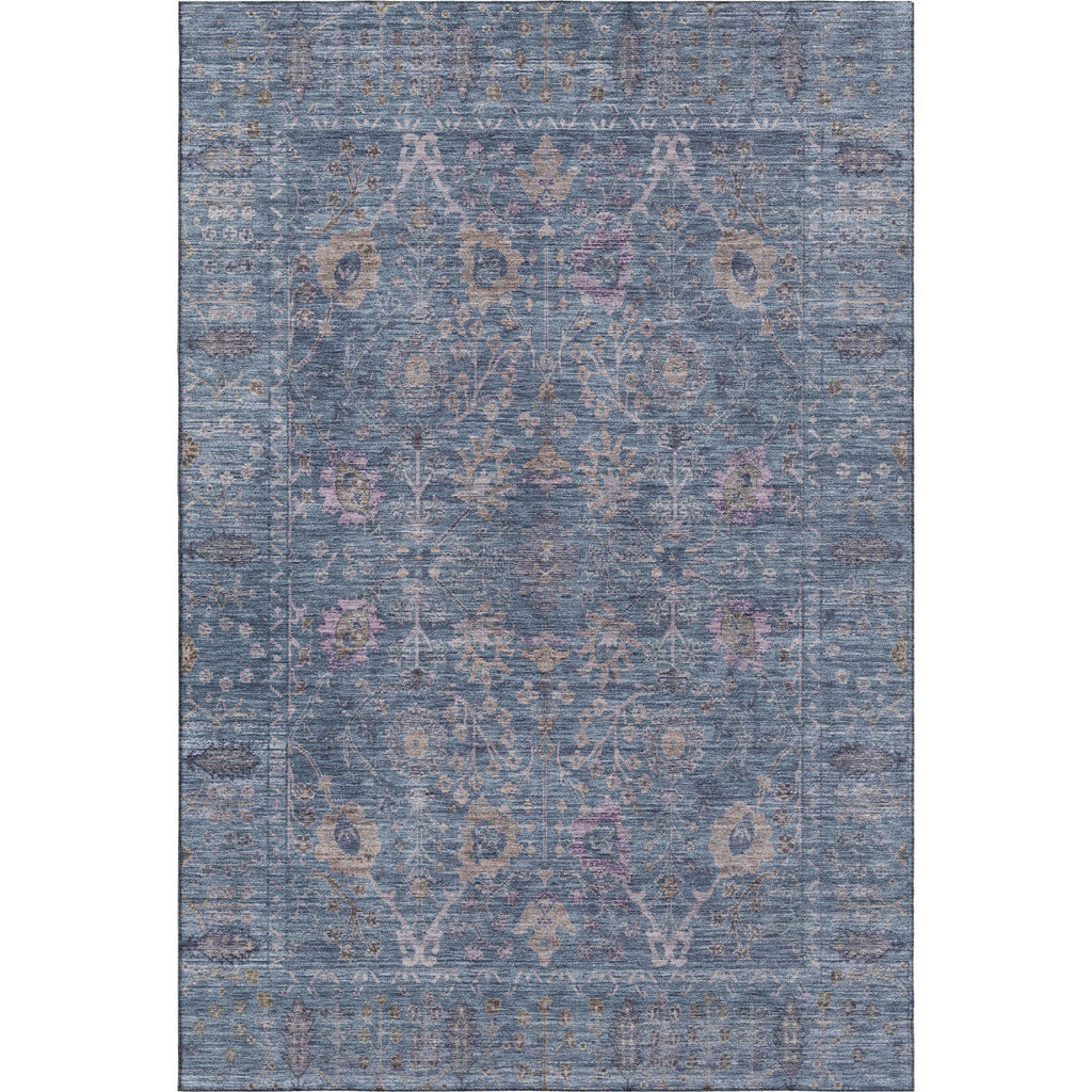 Piper Looms Mayfield Global AMF1106 Blue Machine Washable Area Rug main image