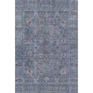 Piper Looms Mayfield Global AMF1106 Blue Machine Washable Area Rug main image