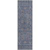 Piper Looms Mayfield Global AMF1106 Blue Machine Washable Area Rug Runner Main Image