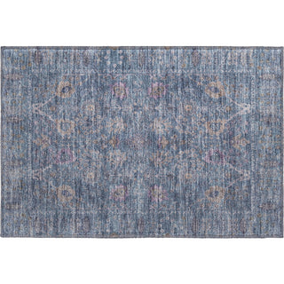 Piper Looms Mayfield Global AMF1106 Blue Machine Washable Area Rug Scatter Main Image
