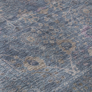 Piper Looms Mayfield Global AMF1106 Blue Machine Washable Area Rug Swatch Image