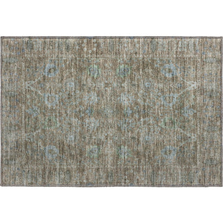 Piper Looms Mayfield Global AMF1106 Brown Machine Washable Area Rug Scatter Main Image