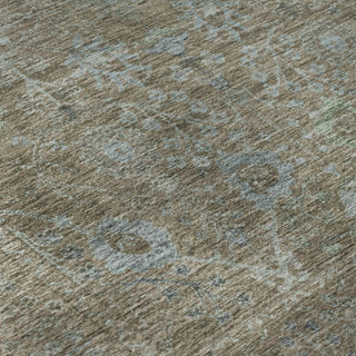 Piper Looms Mayfield Global AMF1106 Brown Machine Washable Area Rug Swatch Image