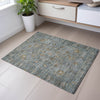 Piper Looms Mayfield Global AMF1106 Teal Machine Washable Area Rug Scatter Lifestyle Image Feature