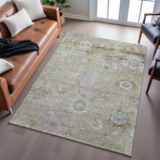 Piper Looms Mayfield Global AMF1107 Beige Machine Washable Area Rug Lifestyle Image Feature