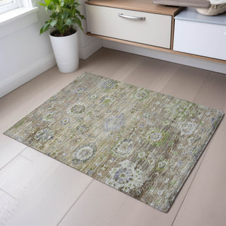 Piper Looms Mayfield Global AMF1107 Beige Machine Washable Area Rug Scatter Lifestyle Image Feature