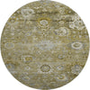 Piper Looms Mayfield Global AMF1107 Brown Machine Washable Area Rug Round Main Image
