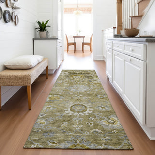 Piper Looms Mayfield Global AMF1107 Brown Machine Washable Area Rug Runner Lifestyle Image Feature
