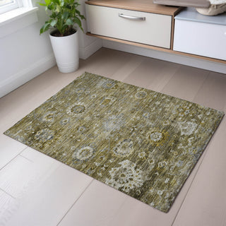Piper Looms Mayfield Global AMF1107 Brown Machine Washable Area Rug Scatter Lifestyle Image Feature