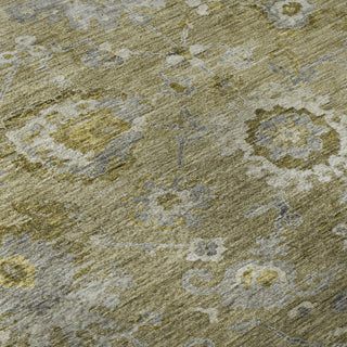 Piper Looms Mayfield Global AMF1107 Brown Machine Washable Area Rug Swatch Image