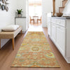 Piper Looms Mayfield Global AMF1107 Coral Machine Washable Area Rug Runner Lifestyle Image Feature