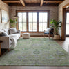 Piper Looms Mayfield Global AMF1107 Mint Machine Washable Area Rug Lifestyle Image Feature
