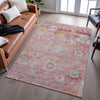 Piper Looms Mayfield Global AMF1107 Pink Machine Washable Area Rug Lifestyle Image Feature