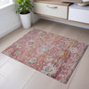 Piper Looms Mayfield Global AMF1107 Pink Machine Washable Area Rug Scatter Lifestyle Image Feature