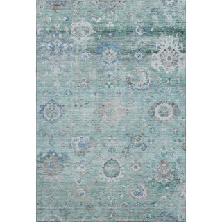 Piper Looms Mayfield Global AMF1107 Seafoam Machine Washable Area Rug main image