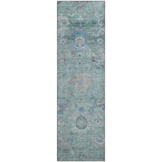 Piper Looms Mayfield Global AMF1107 Seafoam Machine Washable Area Rug Runner Main Image