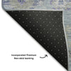 Piper Looms Mayfield Global AMF1107 Sky Machine Washable Area Rug Backing Image