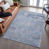 Piper Looms Mayfield Global AMF1107 Sky Machine Washable Area Rug Lifestyle Image Feature