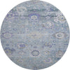 Piper Looms Mayfield Global AMF1107 Sky Machine Washable Area Rug Round Main Image