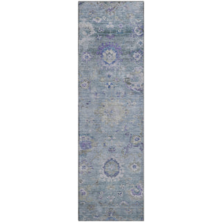 Piper Looms Mayfield Global AMF1107 Sky Machine Washable Area Rug Runner Main Image