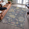 Piper Looms Mayfield Global AMF1108 Blue Machine Washable Area Rug Lifestyle Image Feature