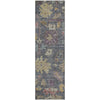 Piper Looms Mayfield Global AMF1108 Blue Machine Washable Area Rug Runner Main Image