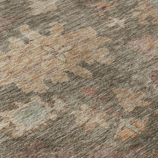 Piper Looms Mayfield Global AMF1108 Brown Machine Washable Area Rug Swatch Image