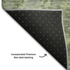 Piper Looms Mayfield Global AMF1108 Fern Machine Washable Area Rug Backing Image