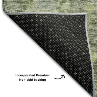 Piper Looms Mayfield Global AMF1108 Fern Machine Washable Area Rug Backing Image