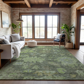 Piper Looms Mayfield Global AMF1108 Fern Machine Washable Area Rug Lifestyle Image Feature