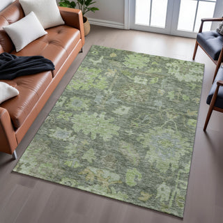 Piper Looms Mayfield Global AMF1108 Fern Machine Washable Area Rug Lifestyle Image Feature