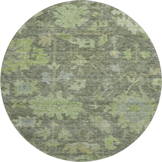 Piper Looms Mayfield Global AMF1108 Fern Machine Washable Area Rug Round Main Image