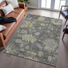 Piper Looms Mayfield Global AMF1108 Gray Machine Washable Area Rug Lifestyle Image Feature