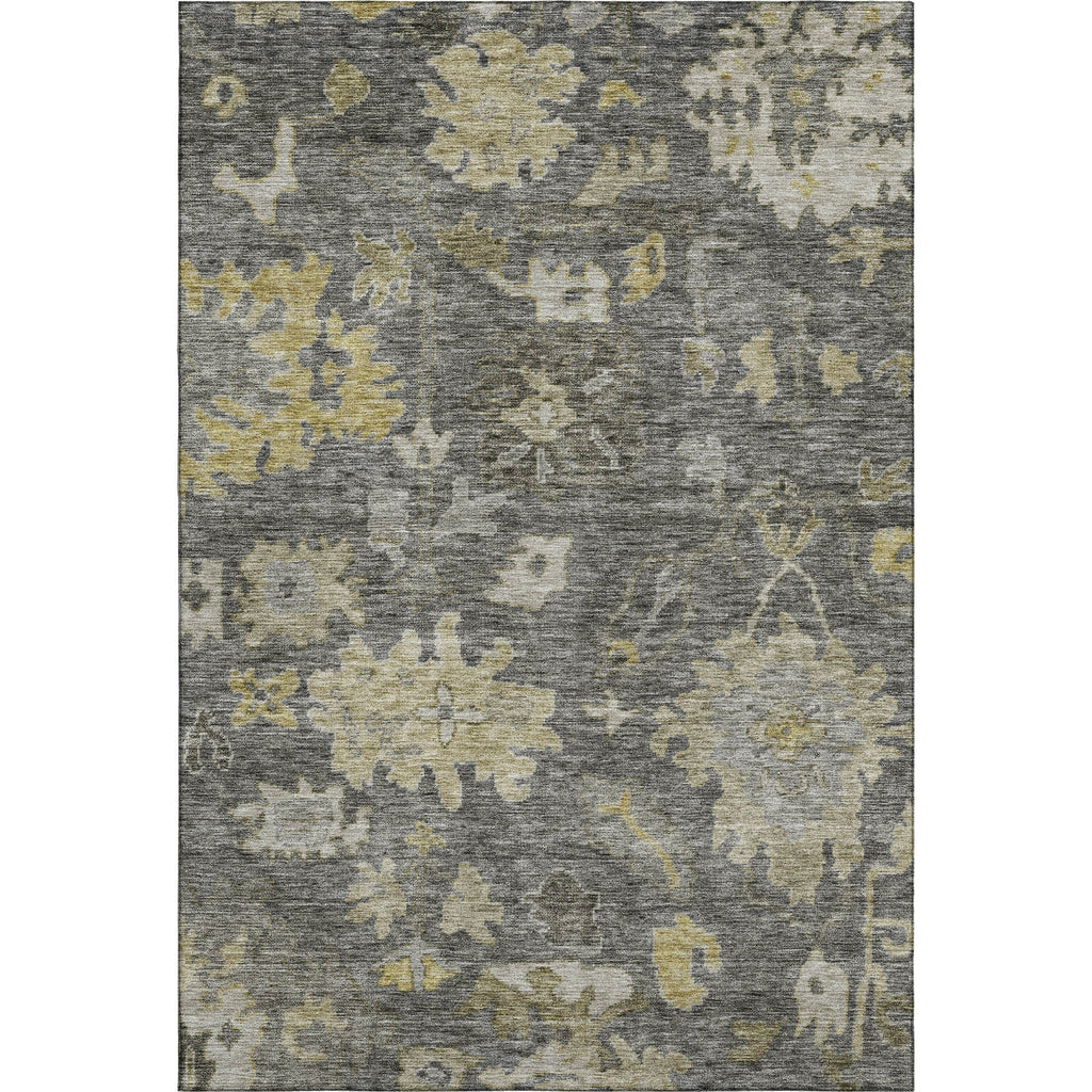 Piper Looms Mayfield Global AMF1108 Gray Machine Washable Area Rug main image