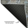 Piper Looms Mayfield Global AMF1108 Taupe Machine Washable Area Rug Backing Image