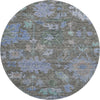 Piper Looms Mayfield Global AMF1108 Taupe Machine Washable Area Rug Round Main Image