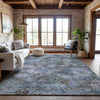 Piper Looms Mayfield Global AMF1109 Blue Machine Washable Area Rug Lifestyle Image Feature